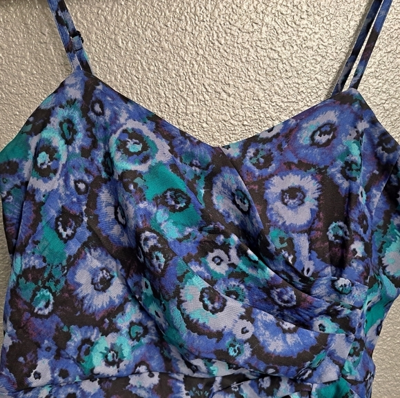 Vintage LC Lauren Conrad Abstract Print Mini Dress - Picture 2 of 7